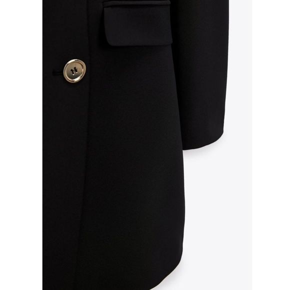 ZARA DOUBLE BREASTED LONG BLAZER NWT L - Picture 12 of 12